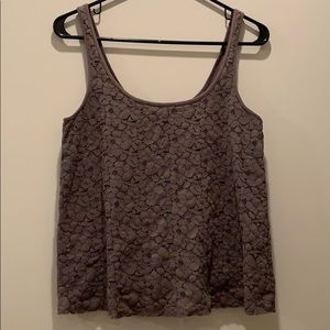 American Eagle Lace Crop Tank